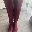 Ботфорты • Stuart Weitzman • Бордовый