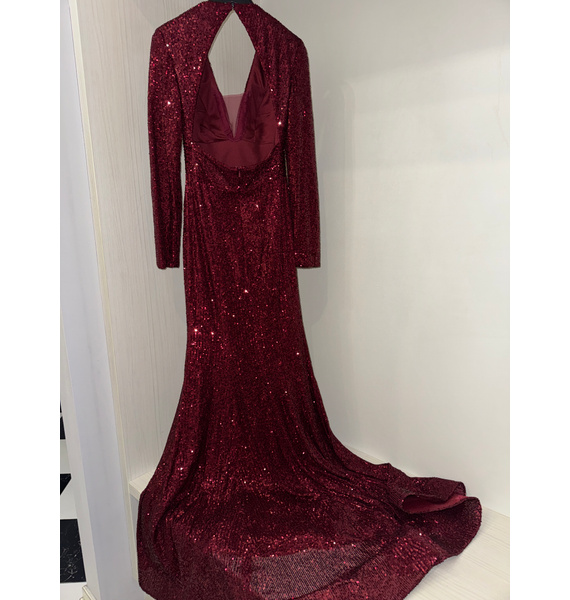 Платье • SHERRI HILL • Бордовый