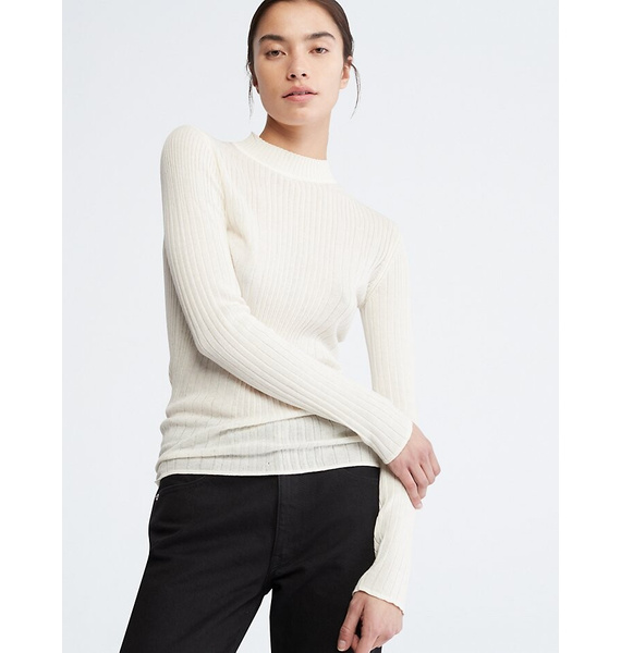 Лонгслив • Calvin Klein • Белый