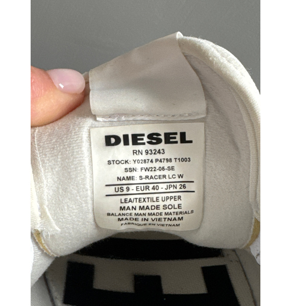 Кроссовки • Diesel • Белый