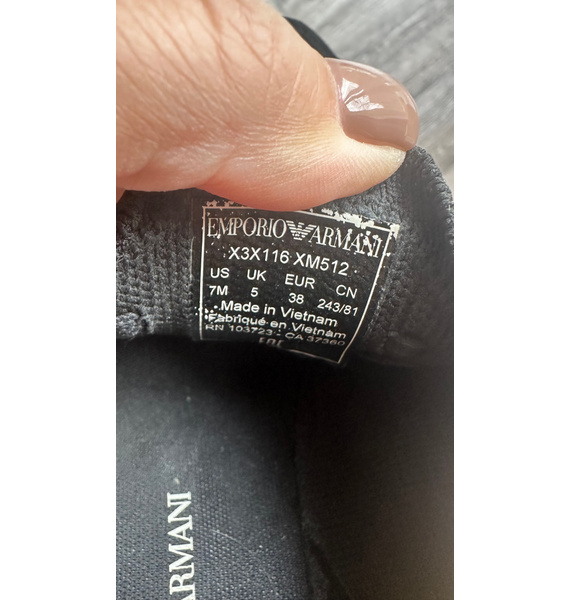 Кроссовки • Emporio Armani • Черный