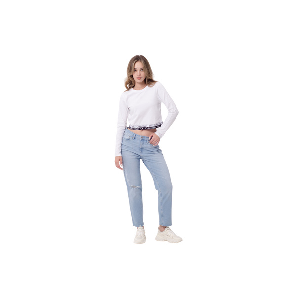 Лонгслив • Calvin Klein • Белый