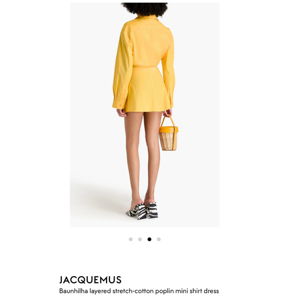 Платье • Jacquemus • Желтый