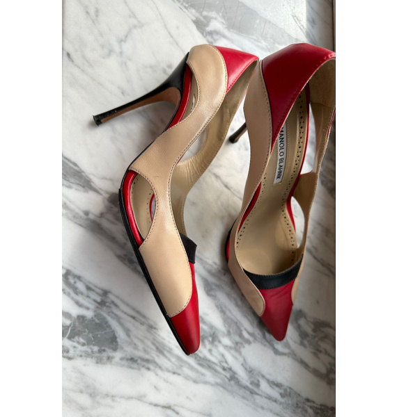 Туфли • Manolo Blahnik • Бордовый