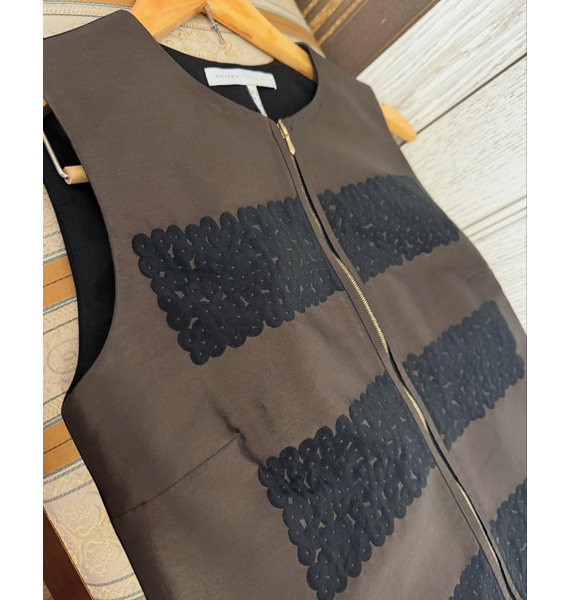 Платье • Victoria Beckham • Коричневый