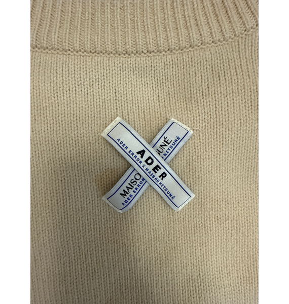 Свитер • Maison Kitsuné • Молочный