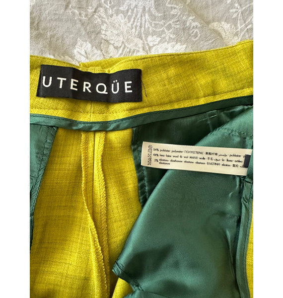 Брюки • Uterqüe • Горчичный