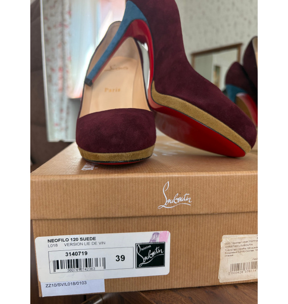 Туфли • Christian Louboutin • Бордовый