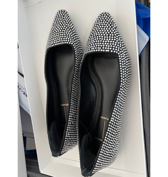 Балетки • Black Suede Studio • Черный