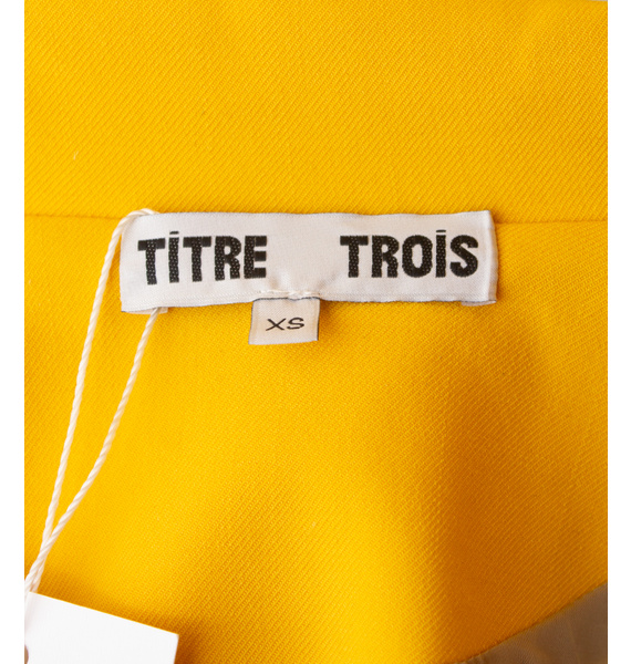 Жакет • TITRE TROIS • Желтый