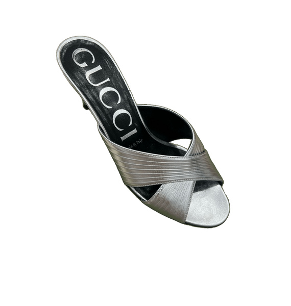 Босоножки • Gucci • Серебряный
