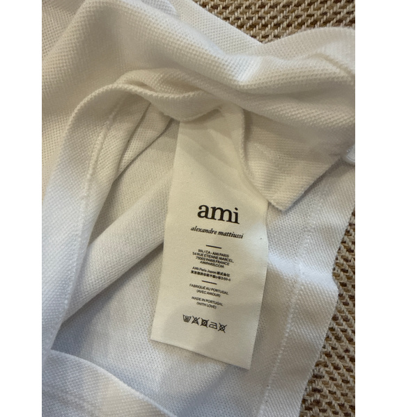 Поло • AMI Paris • Белый