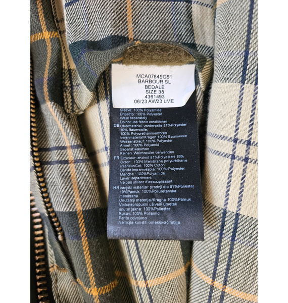 Куртка • Barbour • Зеленый