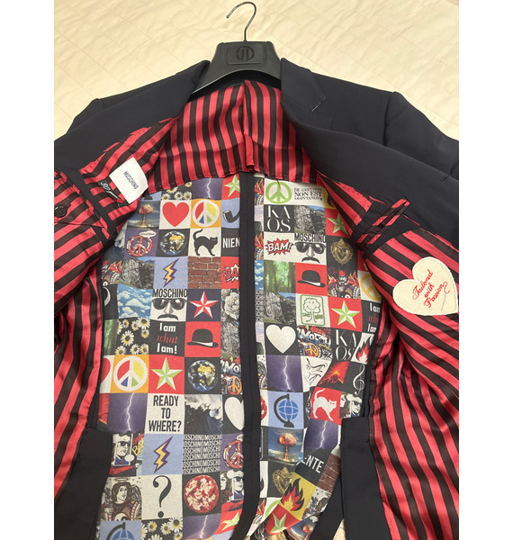 Пиджак • Moschino • Темно-синий