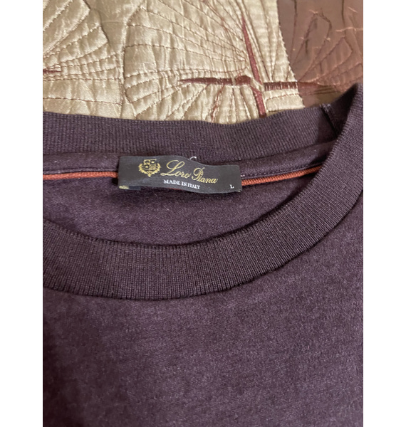 Футболка • Loro Piana • Бордовый