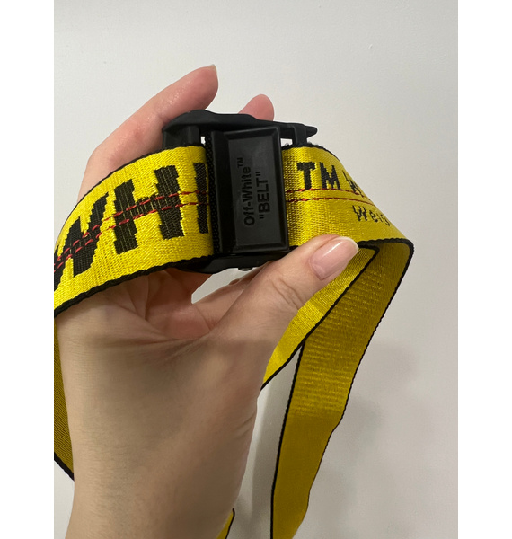 Пояс • Off-White • Желтый