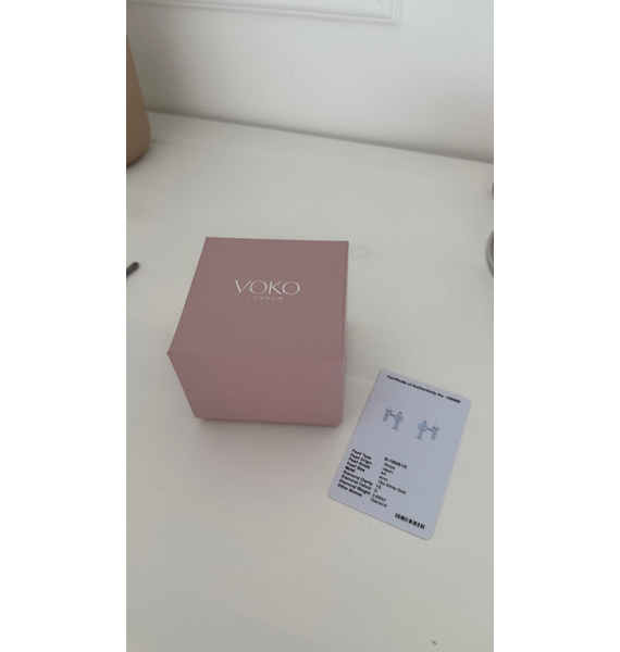 Серьги • Yoko London • Белый