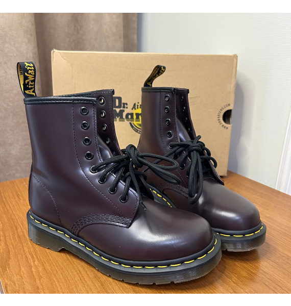 Сапоги • Dr. Martens • Бордовый
