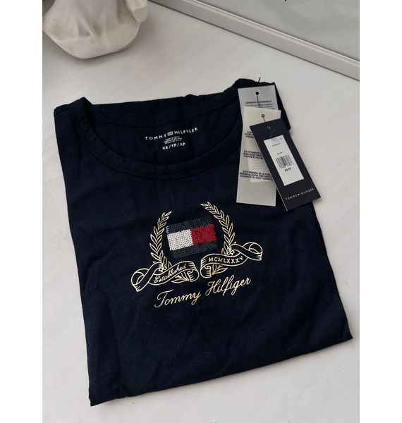 Футболка • Tommy Hilfiger • Темно-синий