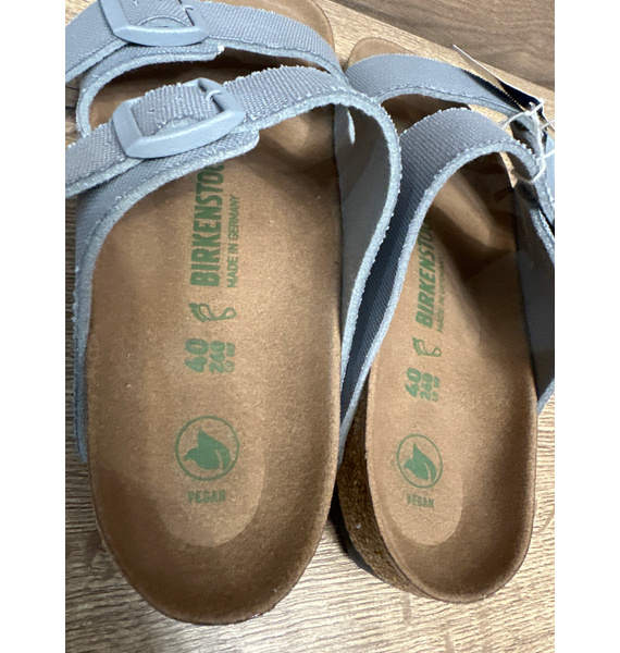 Шлепки • Birkenstock • Серый