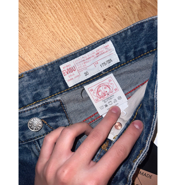 Джинсы • EVISU • Синий