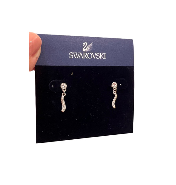 Серьги • Swarovski • Серебряный