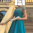 Платье • SHERRI HILL • Бирюзовый