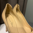 Туфли • Christian Dior • Кремовый
