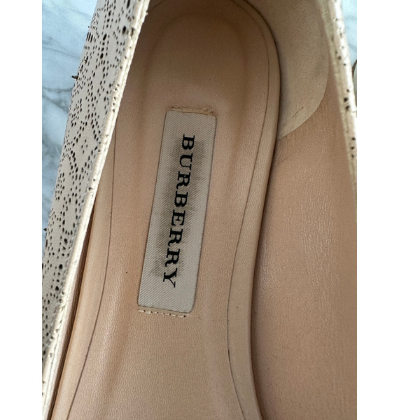 Балетки • Burberry • Бежевый