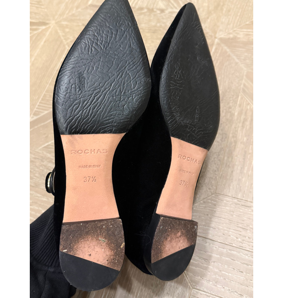 Балетки • Rochas • Черный