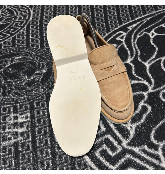 Лоферы • Santoni • Бежевый