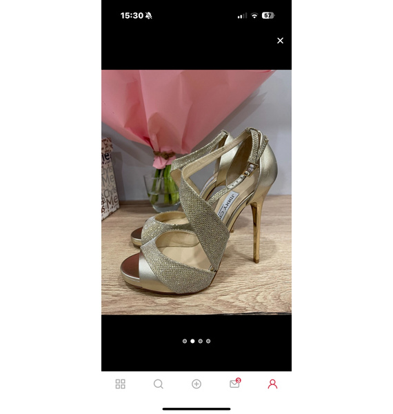 Босоножки • Jimmy Choo • Золотой