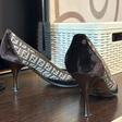 Лодочки • Fendi • Коричневый