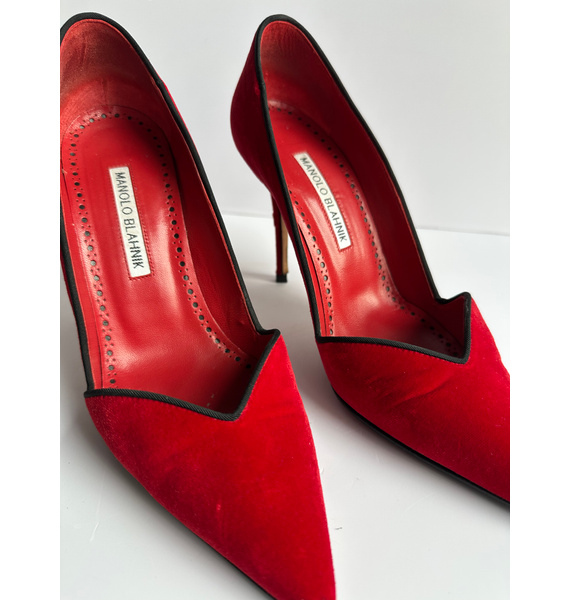 Туфли • Manolo Blahnik • Красный