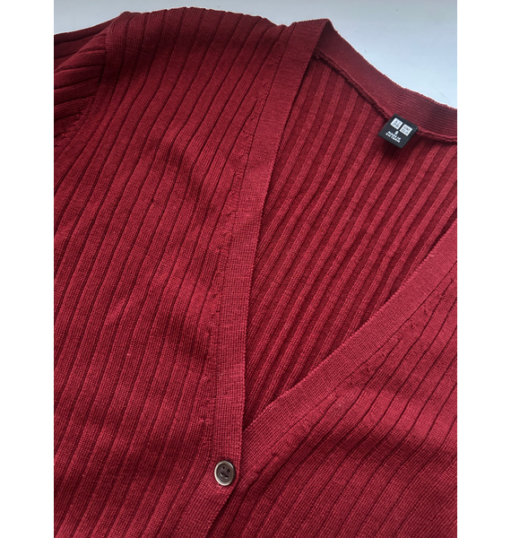 Кардиган • UNIQLO • Бордовый