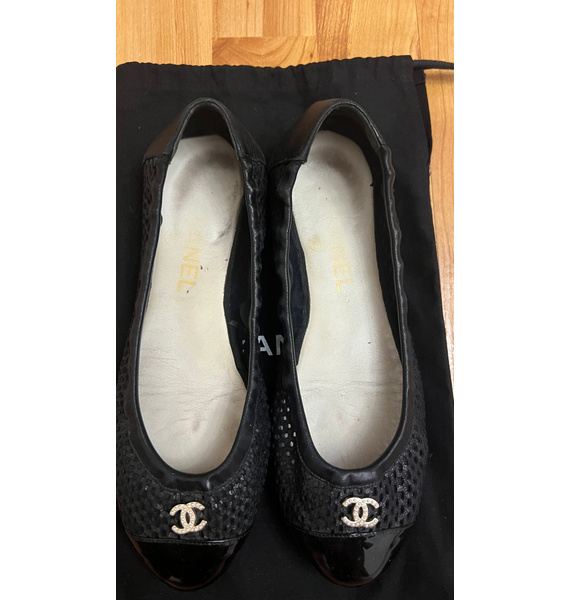 Балетки • Chanel • Черный
