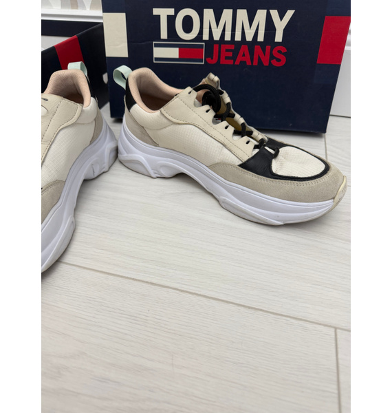 Кроссовки • Tommy Jeans • Бежевый