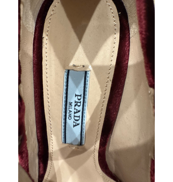 Туфли • Prada • Бордовый