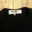 Свитшот • Comme Des Garçons Play • Черный