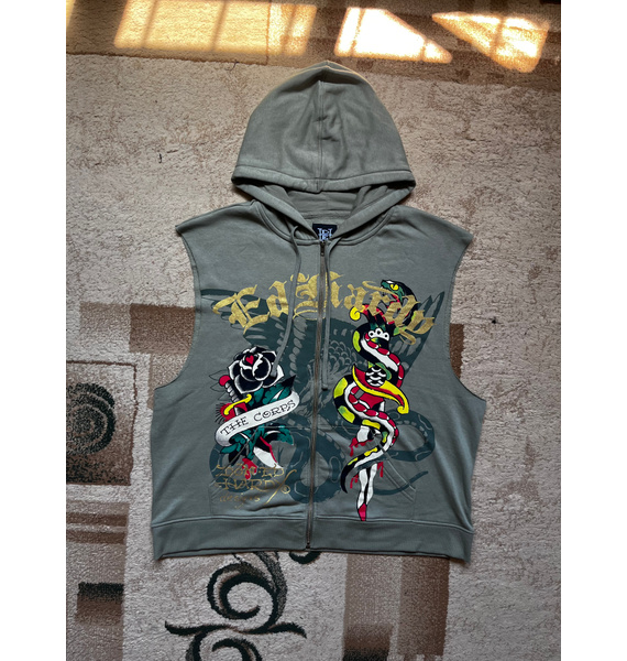Жилет • Ed Hardy • Зеленый