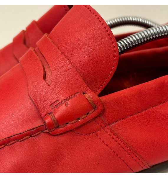 Мокасины • Salvatore Ferragamo • Красный