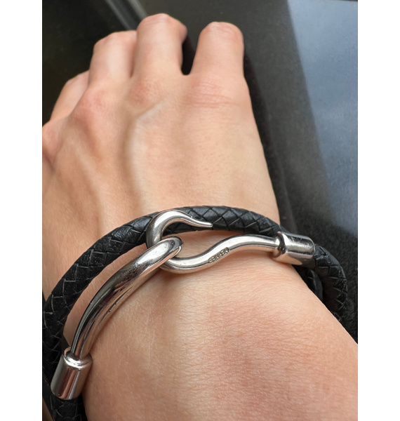 Браслет-чокер • Hermès • Черный