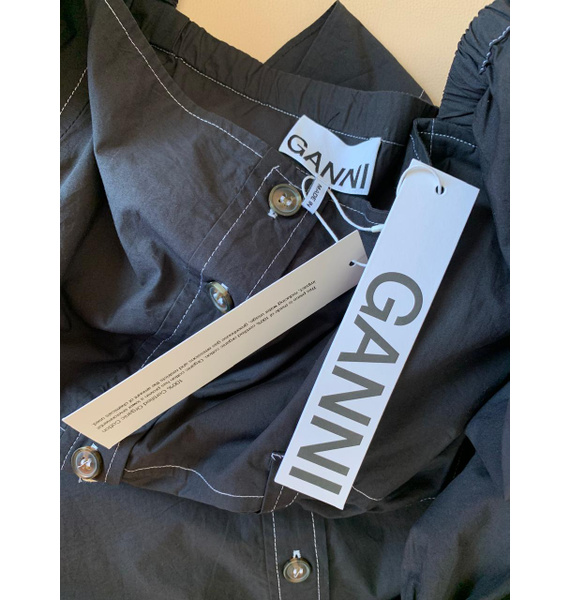 Платье • GANNI • Черный