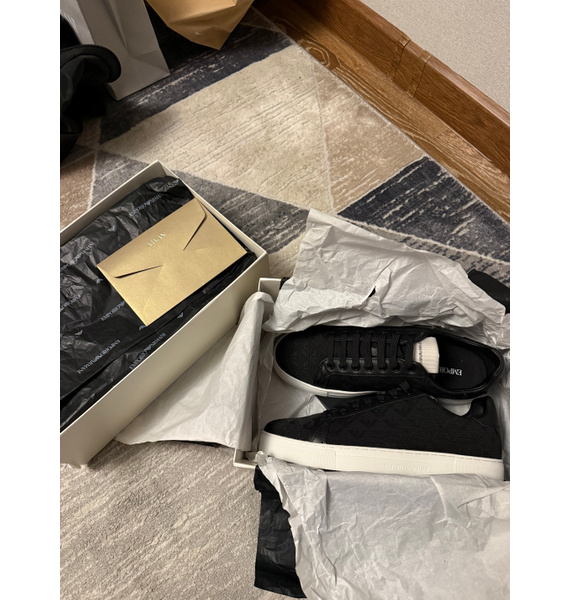 Кеды • Emporio Armani • Черный