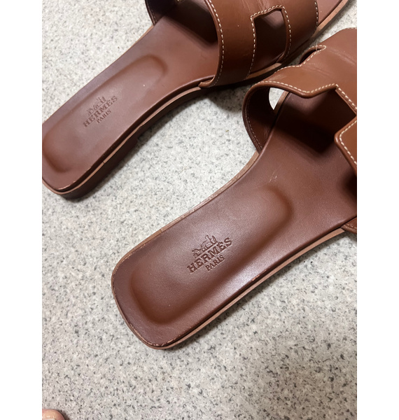 Сандалии • Hermès • Коричневый
