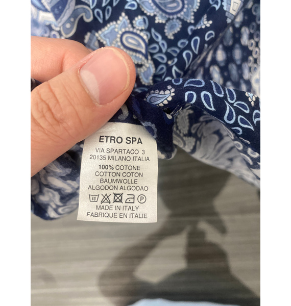 Поло • ETRO • Темно-синий