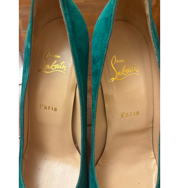 Туфли • Christian Louboutin • Бирюзовый