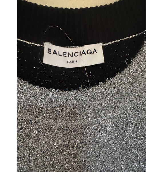 Пуловер • Balenciaga • Серебряный