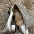 Туфли • Manolo Blahnik • Серебряный