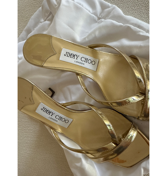 Мюли • Jimmy Choo • Золотой
